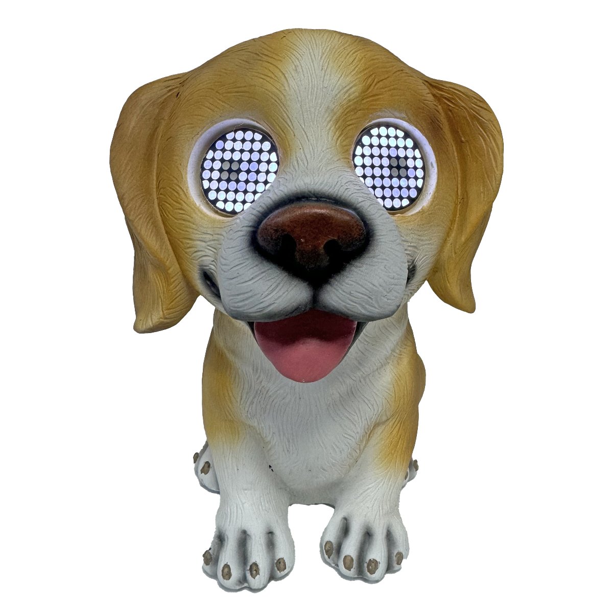 Solar Tan Dog with LCD Eyes-Yarrawonga Fun and Games
