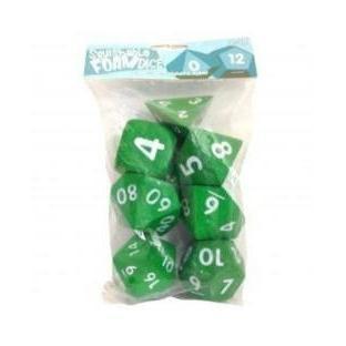 Squishable Dice Set-Green-Yarrawonga Fun and Games