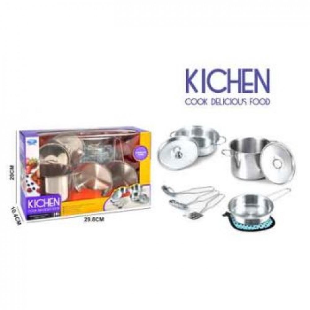 Stainless Steel Cooking Set-Yarrawonga Fun and Games