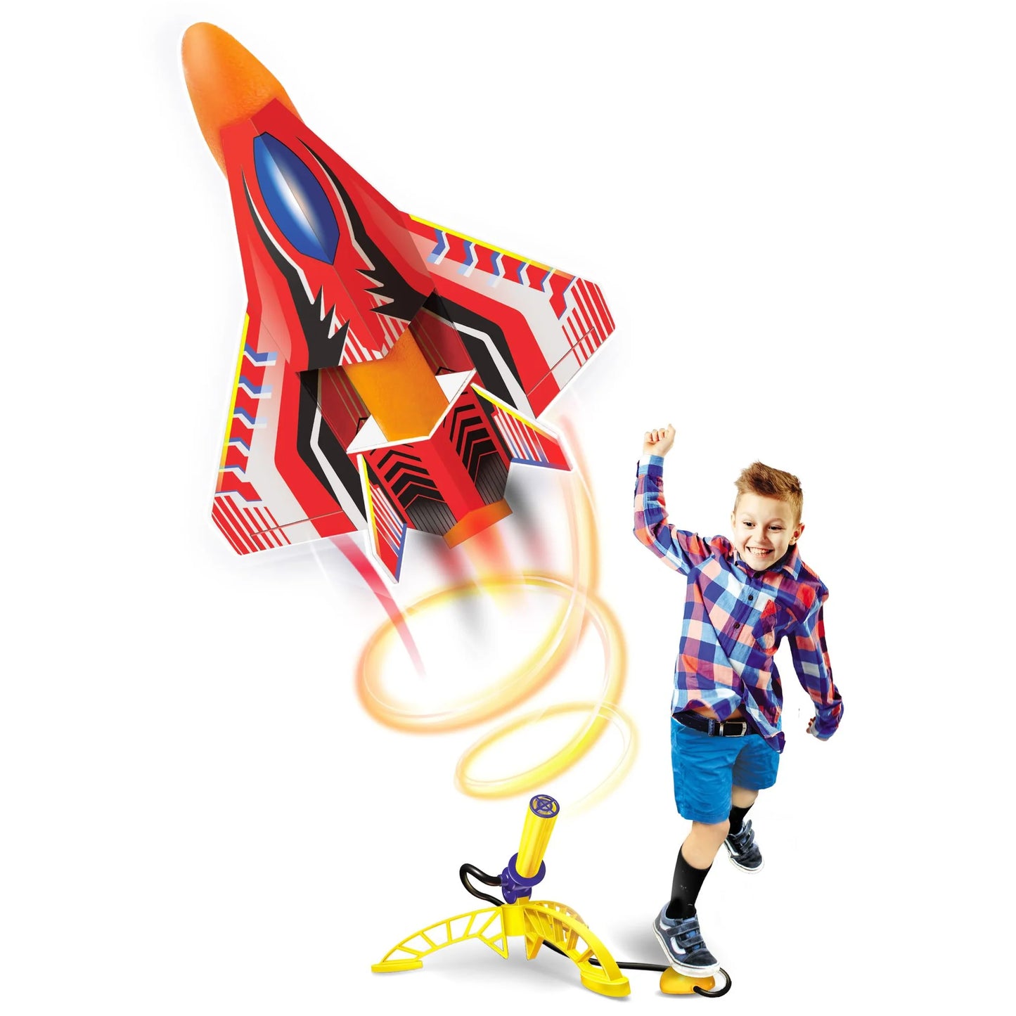 Stunt Plane with Stomp Launcher-Yarrawonga Fun and Games
