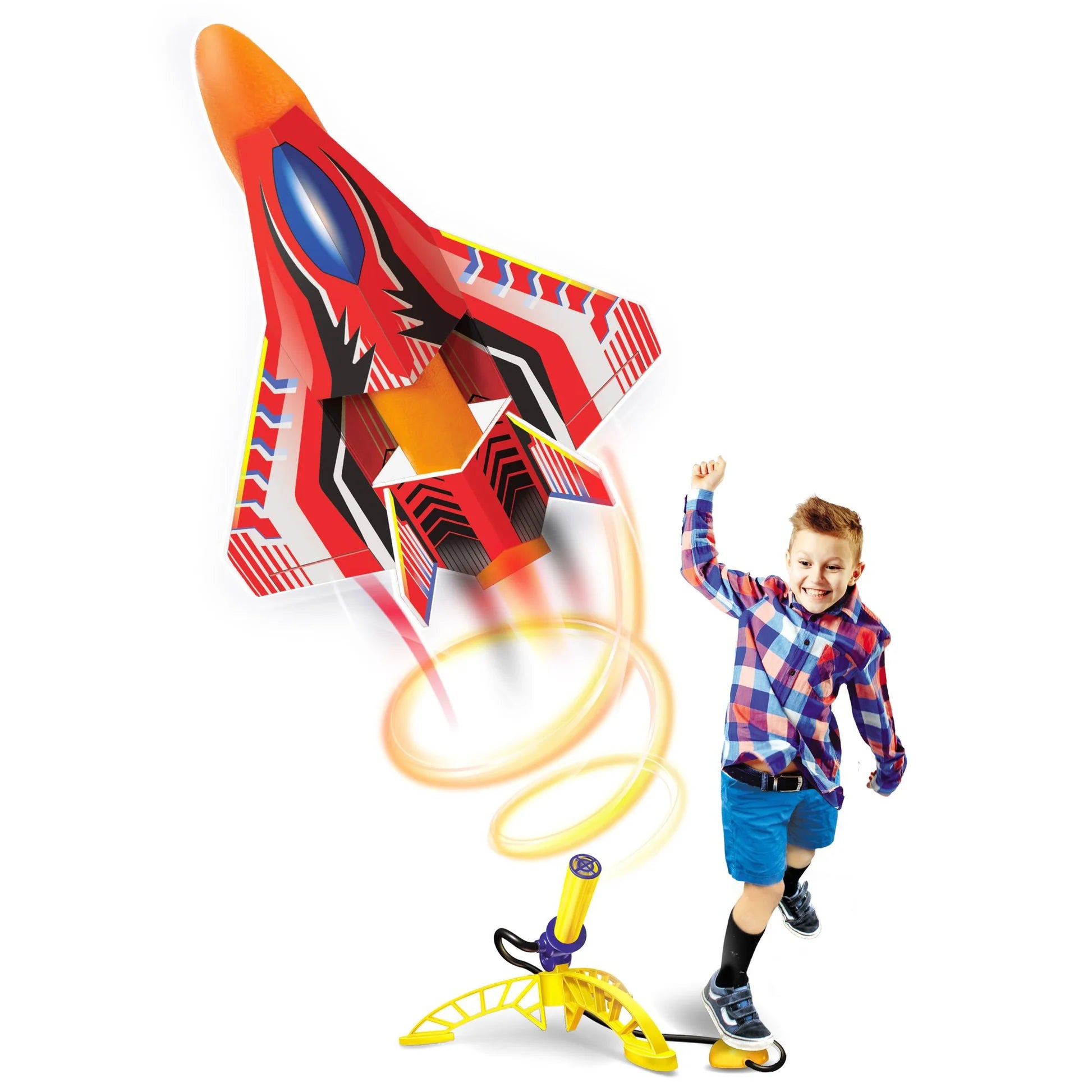 Stunt Plane with Stomp Launcher-Yarrawonga Fun and Games