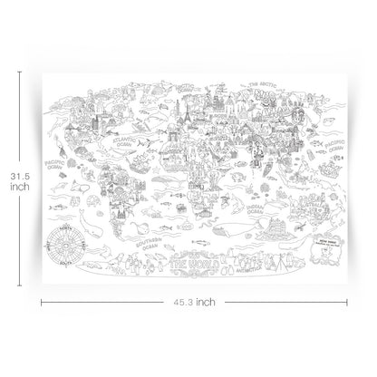Super Painter Giant Colouring Poster