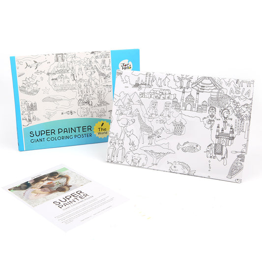 Super Painter Giant Colouring Poster-Yarrawonga Fun and Games