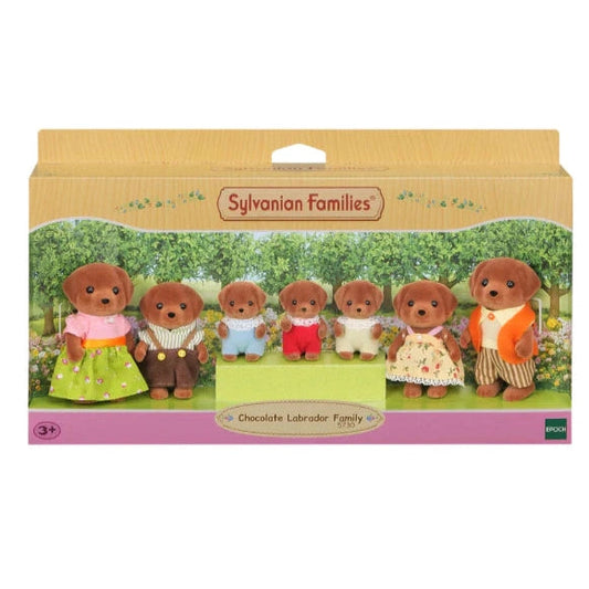 Sylvanian Families - Chocolate Labrador Family-Yarrawonga Fun and Games