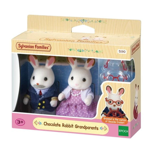 Sylvanian Families - Chocolate Rabbit Grandparents-Yarrawonga Fun and Games