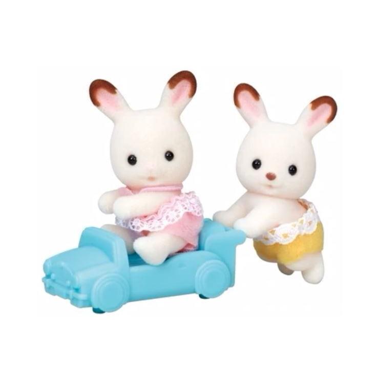 Sylvanian Families - Chocolate Rabbit Twins-Yarrawonga Fun and Games