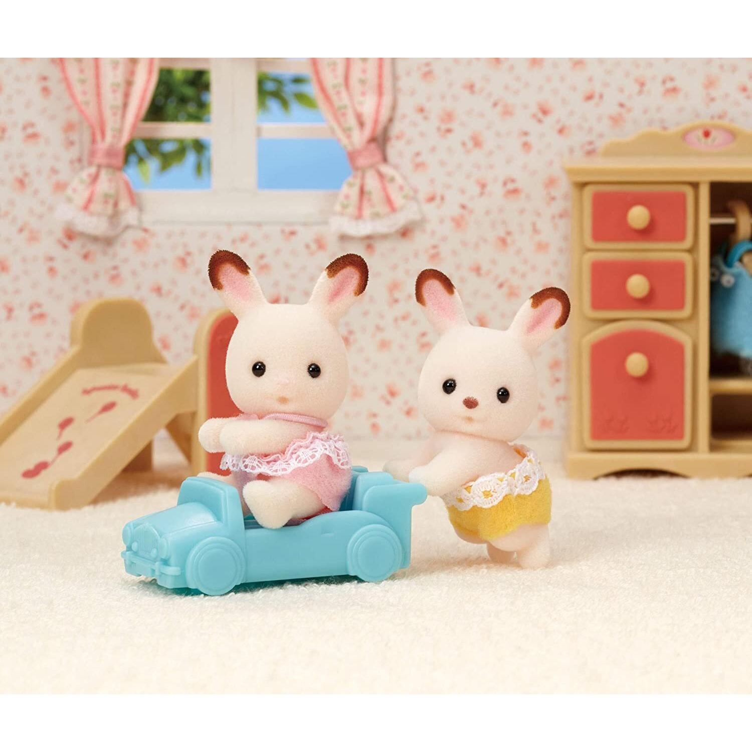 Sylvanian Families - Chocolate Rabbit Twins-Yarrawonga Fun and Games