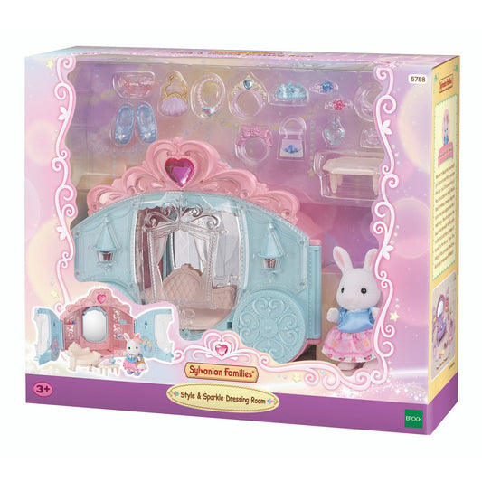 Sylvanian Families - Style and Sparkle Dressing Room-Yarrawonga Fun and Games