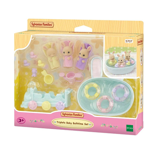 Sylvanian Families - Triplet Baby Bathtime Set-Yarrawonga Fun and Games