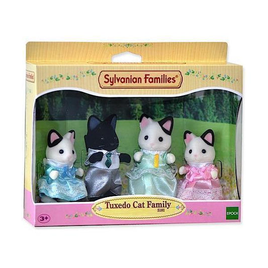 Sylvanian Families - Tuxedo Cat Family-Yarrawonga Fun and Games