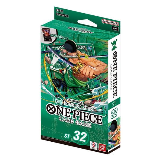 One Piece Card Game - Roronoa Zoro - Starter Deck ST32-Yarrawonga Fun and Games