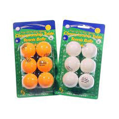 Table Tennis Balls - Pack of 6-Yarrawonga Fun and Games