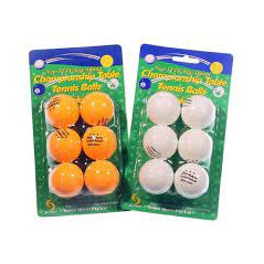 Table Tennis Balls - Pack of 6-Yarrawonga Fun and Games