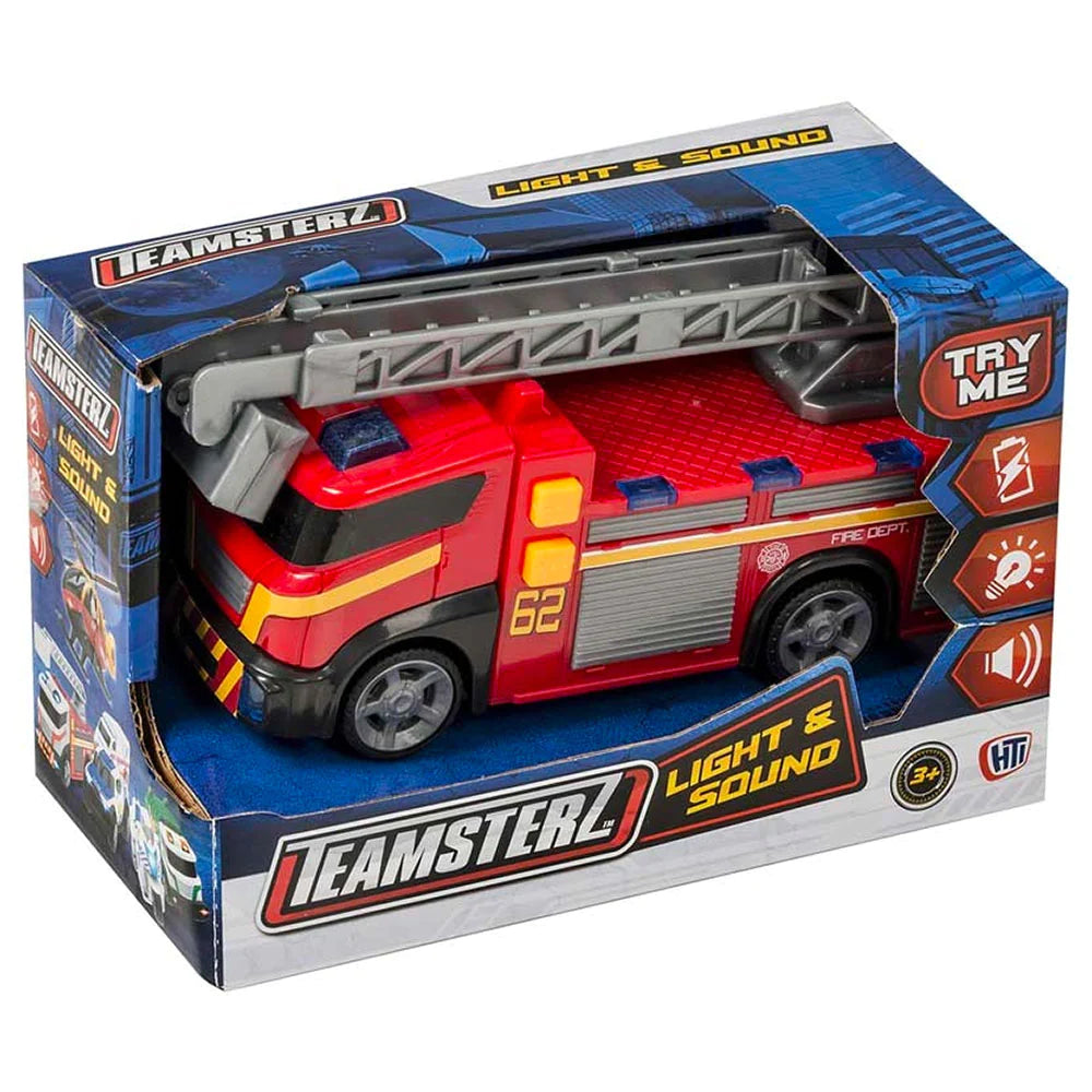 Teamsterz Light and Sound Fire Engine - Small-Yarrawonga Fun and Games