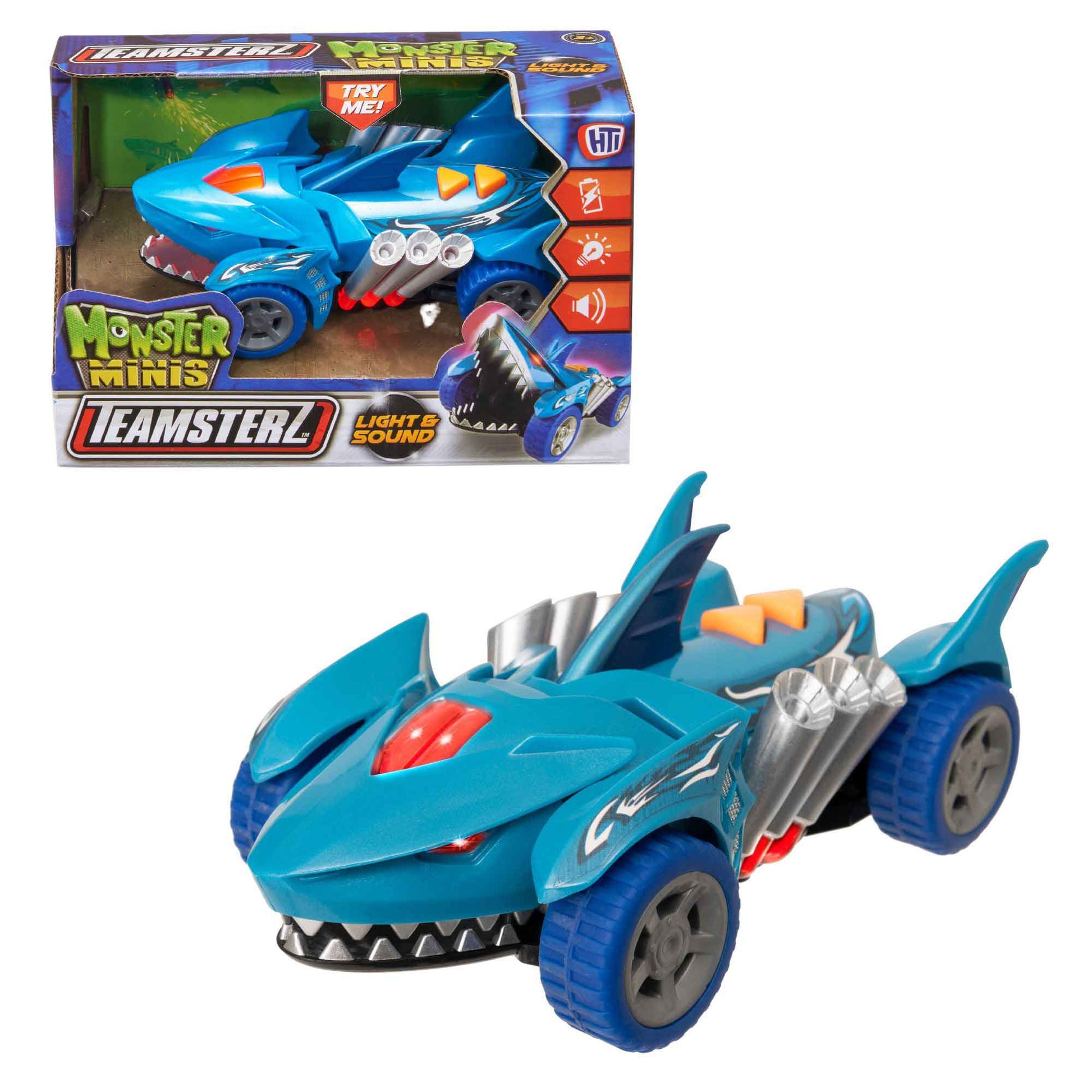 Teamsterz Light and Sound Monster Minis - Shark-Yarrawonga Fun and Games