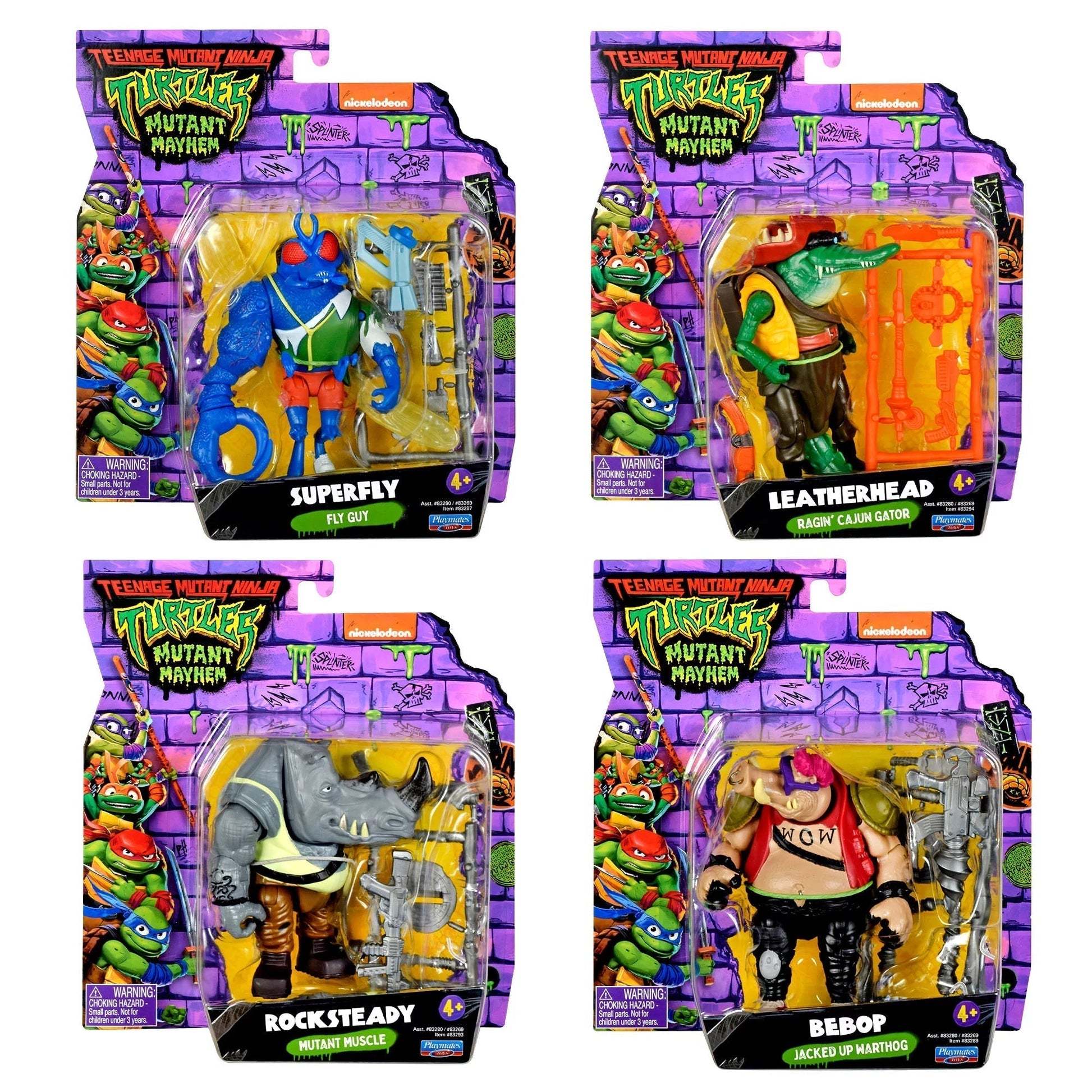 Teenage Mutant Nija Turtles - Basic Figures - Wave 2 - Various-Yarrawonga Fun and Games