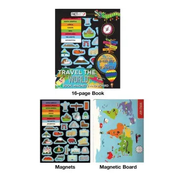 Travel the World - Magnet Book-Yarrawonga Fun and Games