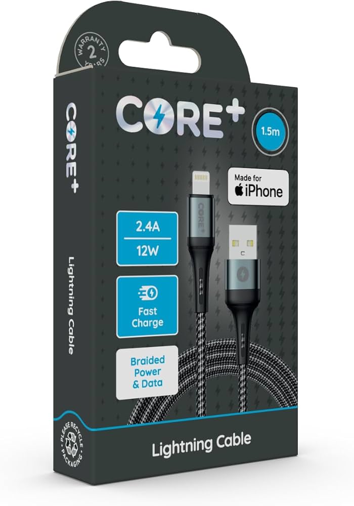 USB to USB Charge Bable - Braided Black - 1.5M-Yarrawonga Fun and Games