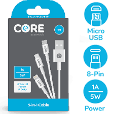 USB to Universal Power and Data Cable