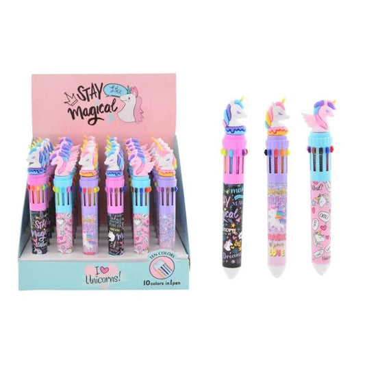 Unicorn Pen - 10 Colours in 1-Yarrawonga Fun and Games