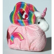 Unicorn in Pink Rainbow Bag-Yarrawonga Fun and Games