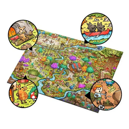 1000 Piece Jigsaw - Vizzles - Winnie The Pooh-Yarrawonga Fun and Games