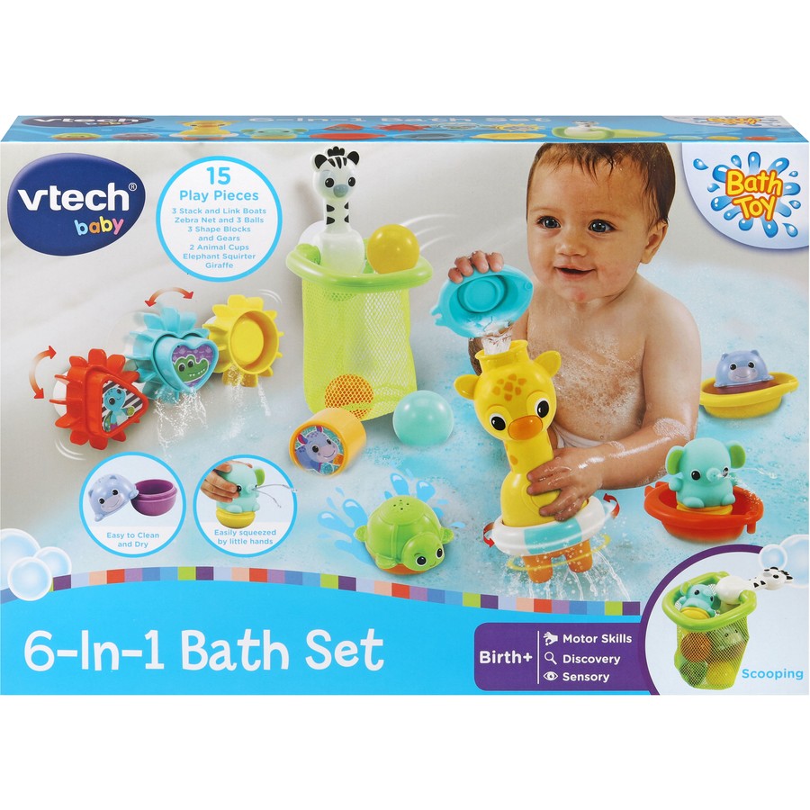 Vtech - 6 in 1 Bath Set-Yarrawonga Fun and Games