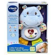 Vtech - Little Friendlies Happy Hippo Teether-Yarrawonga Fun and Games