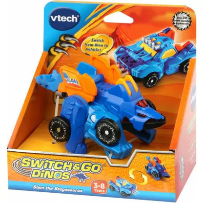 Vtech - Switch and Go Dinos - Micro Crew-Slam the Stegosaurus-Yarrawonga Fun and Games