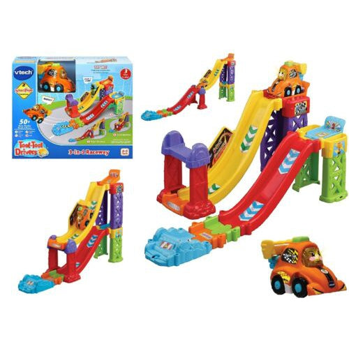 Vtech - Toot Toot 3 in 1 Raceway-Yarrawonga Fun and Games.