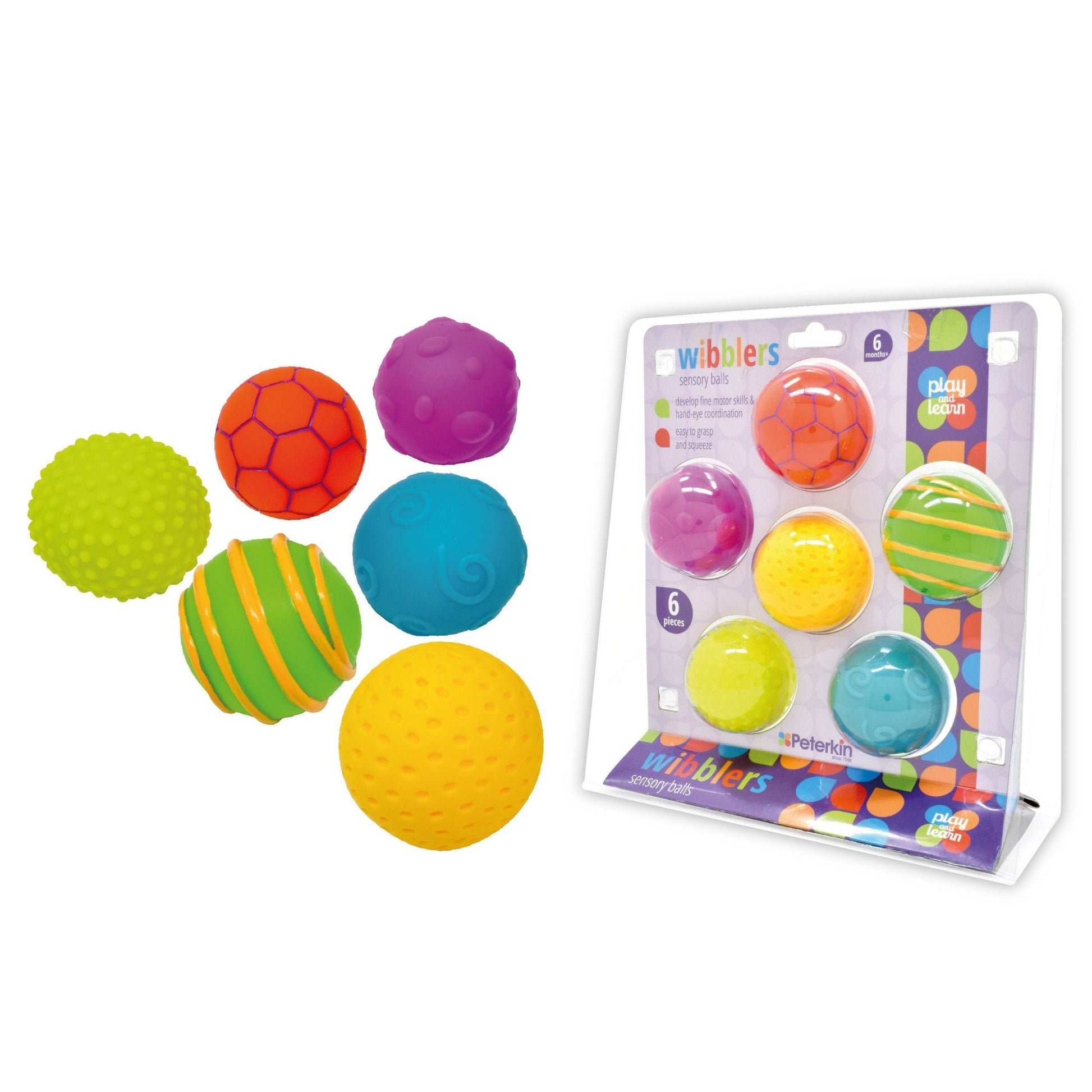 Wibblers Textured Sensory Balls-Yarrawonga Fun and Games