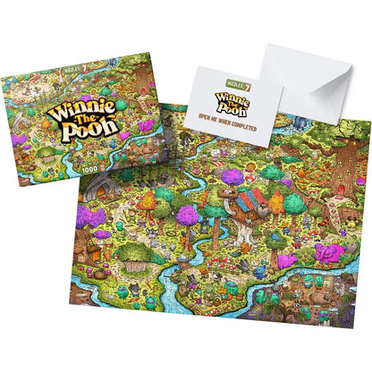 1000 Piece Jigsaw - Vizzles - Winnie The Pooh-Yarrawonga Fun and Games