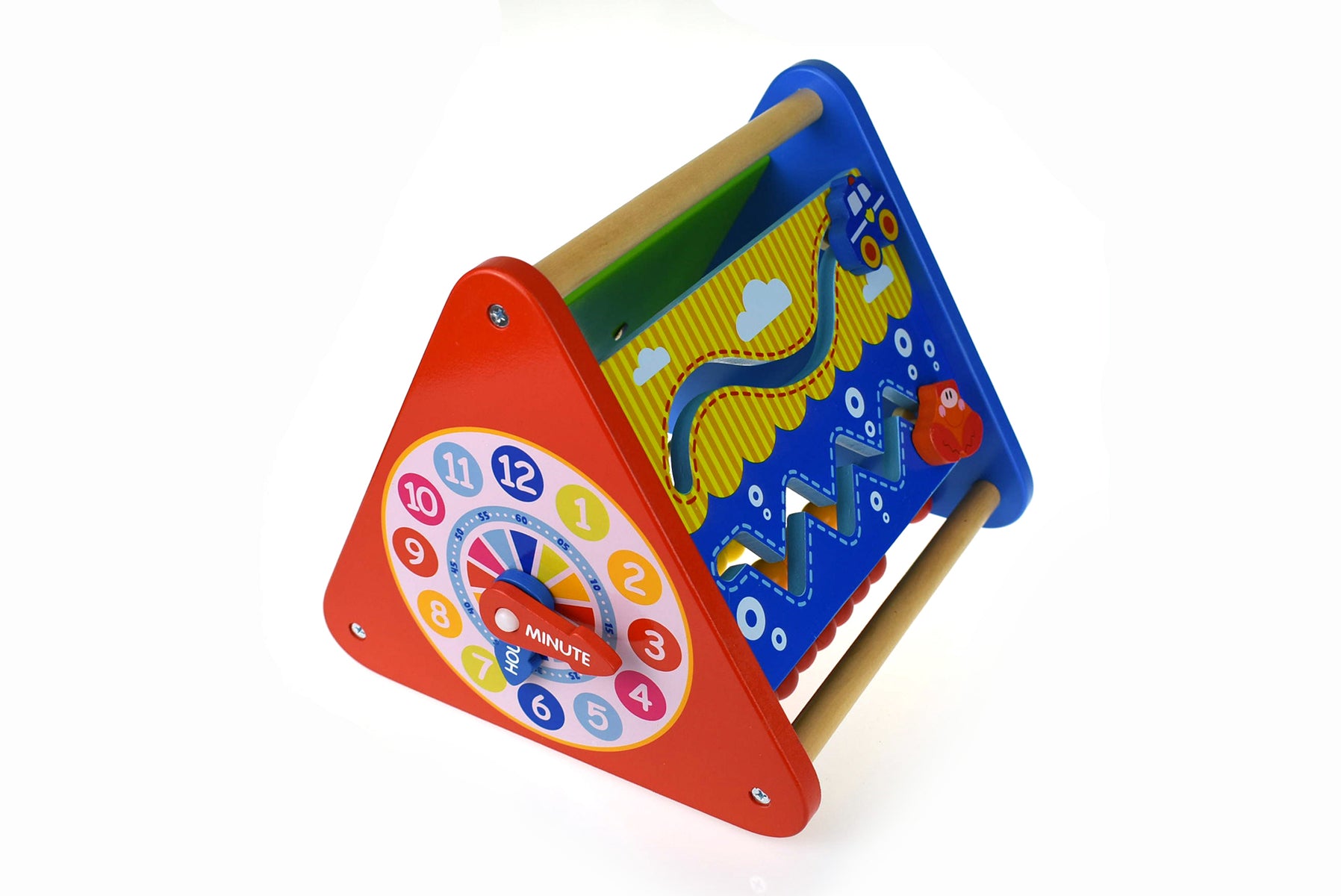 Wooden Activity Box - Triangle-Yarrawonga Fun and Games