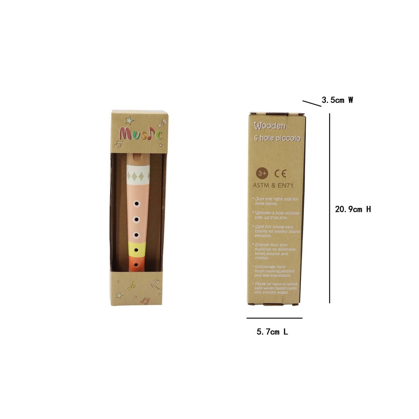 Wooden Piccolo Recorder-Yarrawonga Fun and Games