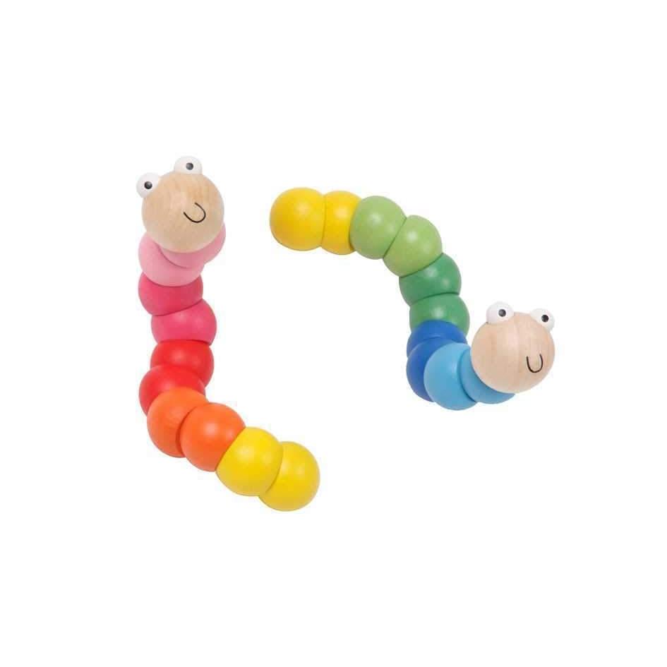 Wooden Wiggly Worms-Yarrawonga Fun and Games