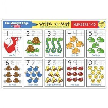 Write a Mat - Numbers 1-10-Yarrawonga Fun and Games