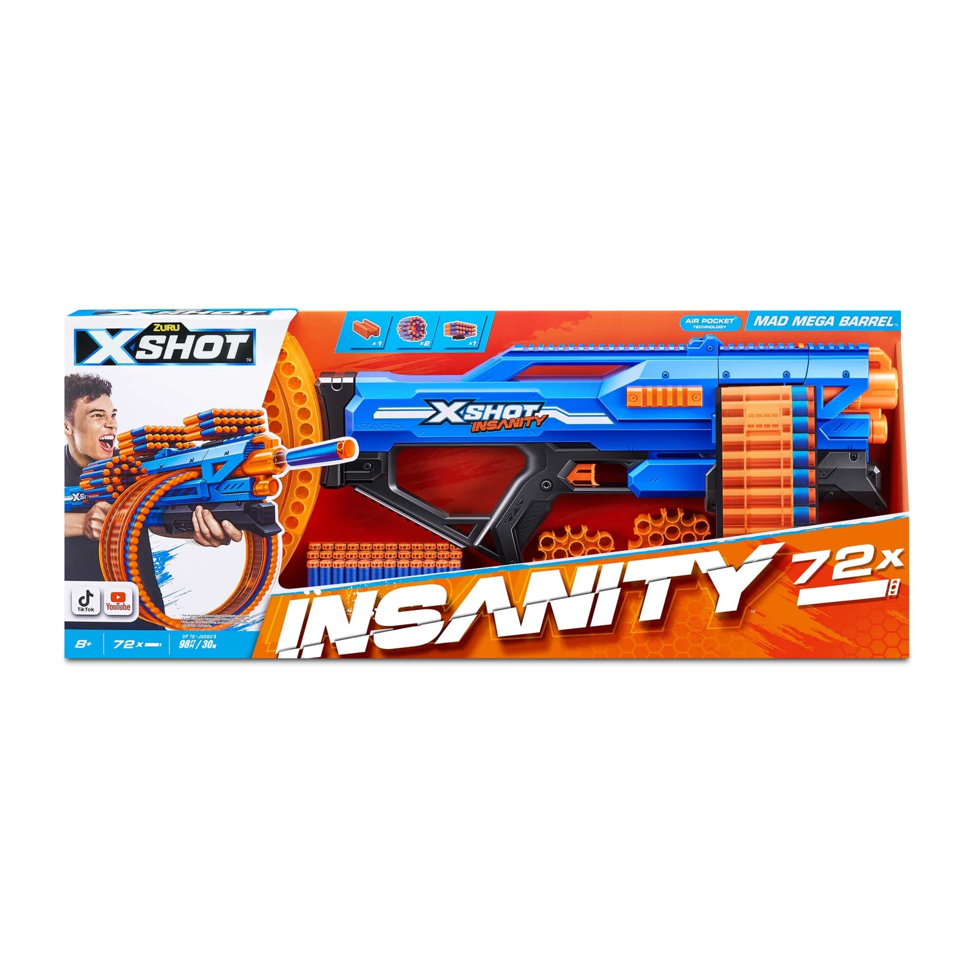 XShot Insanity Mega Barrel-Yarrawonga Fun and Games