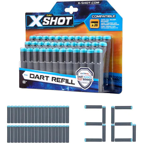 X Shot Refill Darts - 36 Pack-Yarrawonga Fun and Games