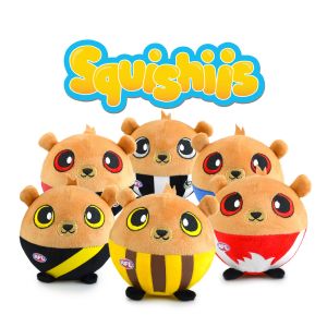 AFL Team Plush Squishi - Soft Toys-Yarrawonga Fun and Games