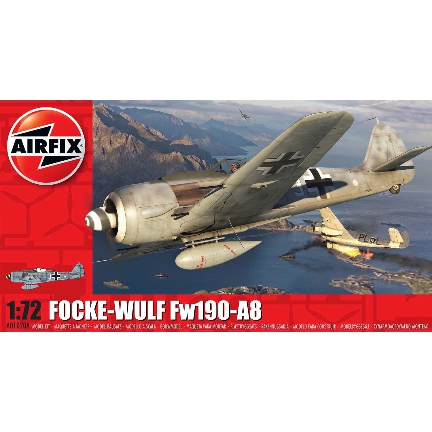Airfix - 1/:72 -1020A - Focke_Wulf Fw190-A8-Yarrawonga Fun and Games.