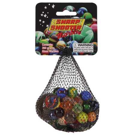 Bag of Mixed Glass Marbles-Yarrawonga Fun and Games
