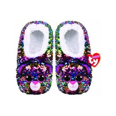 Beanie Boo Sequin Slippers - Various-Dotty the Leopard-Yarrawonga Fun and Games