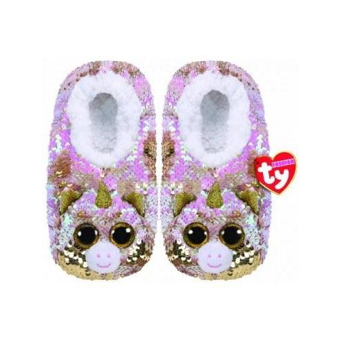 Beanie Boo Sequin Slippers - Various-Fantasia the Unicorn-Yarrawonga Fun and Games