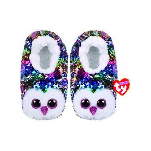 Beanie Boo Sequin Slippers - Various-Owen the Owl-Yarrawonga Fun and Games