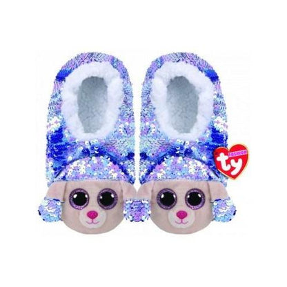 Beanie Boo Sequin Slippers - Various-Rainbow the Poodle-Yarrawonga Fun and Games