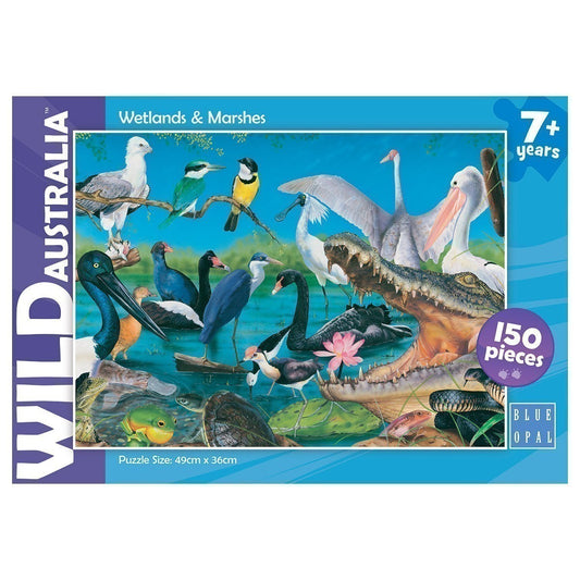 150 Piece Jigsaw - Wetlands and Marshes-Yarrawonga Fun and Games