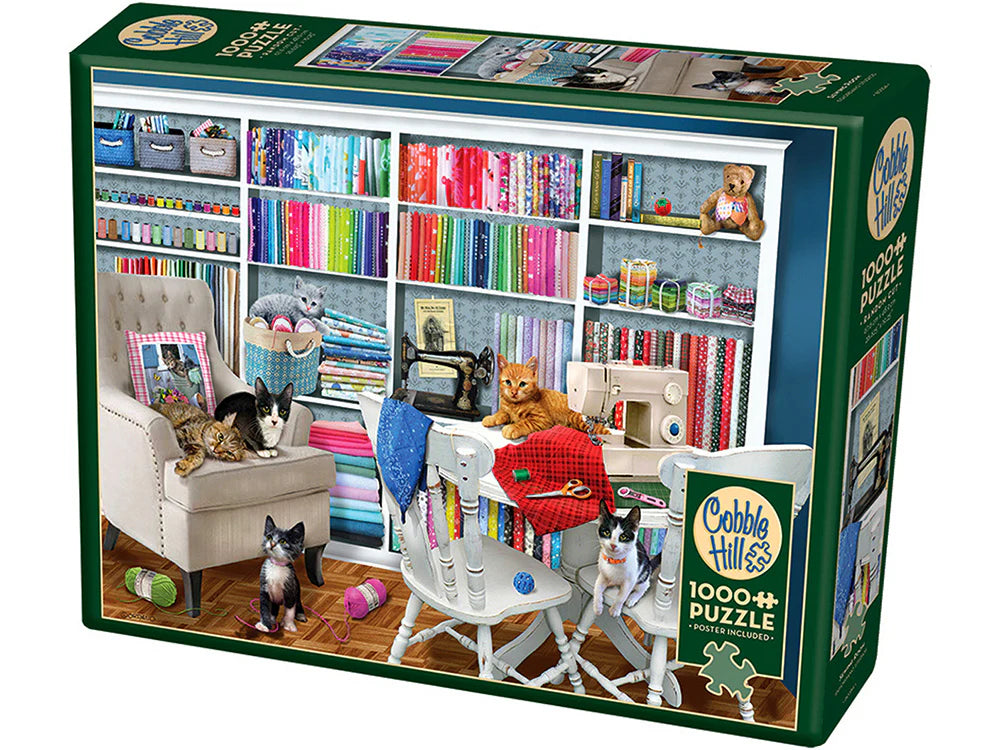 1000 Piece Jigsaw - Sewing Room-Yarrawonga Fun and Games