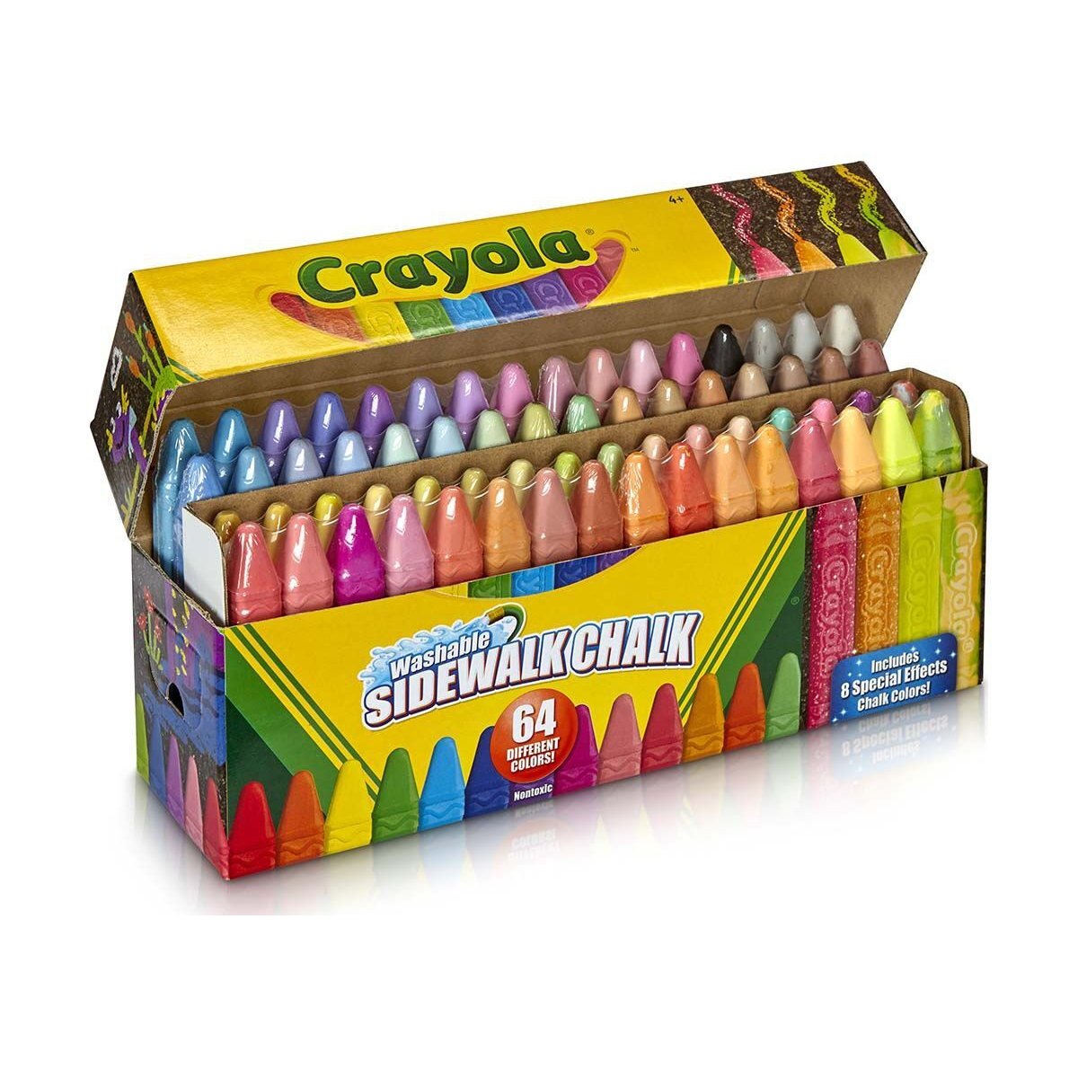 Crayloa Sidewalk Chalk - 64 Colours-Yarrawonga Fun and Games