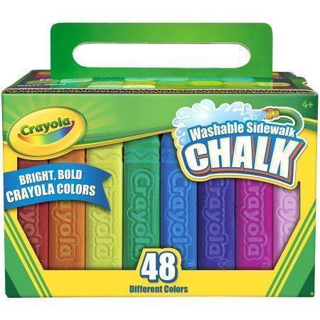 Crayola Sidewalk Chalk 48 colours-Yarrawonga Fun and Games