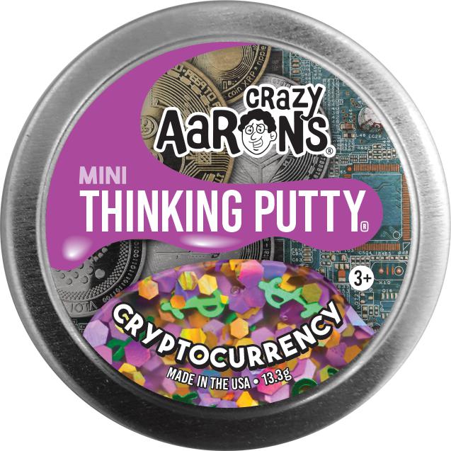 Crazy Aarons Thinking Putty - 2" Tins - Variety-Cryptocurrency-Yarrawonga Fun and Games